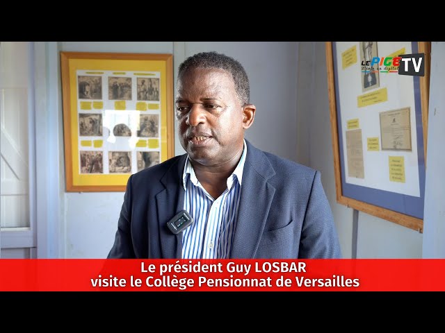 Le président Guy LOSBAR visite le Collège Pensionnat de Versailles