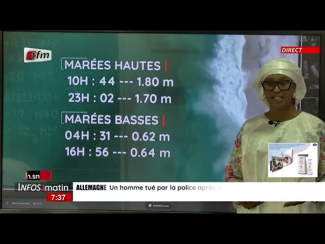 ⁣La météo avec Sokhna natta MBAYE  - Infos matin du 06 Septembre 2024