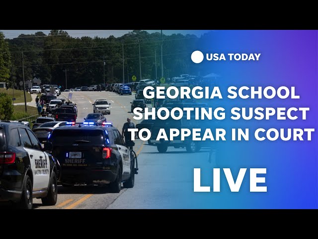 Watch live: Georgia school shooting suspect is set to appear in court