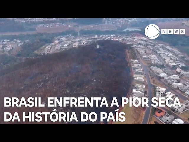 ⁣Brasil enfrenta a pior seca da história do país