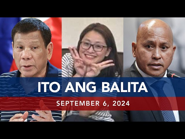 ⁣UNTV: Ito Ang Balita | September 6, 2024