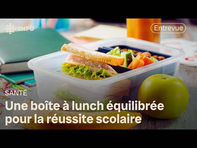 ⁣L'importance d'une boîte à lunch équilibrée pour la réussite scolaire