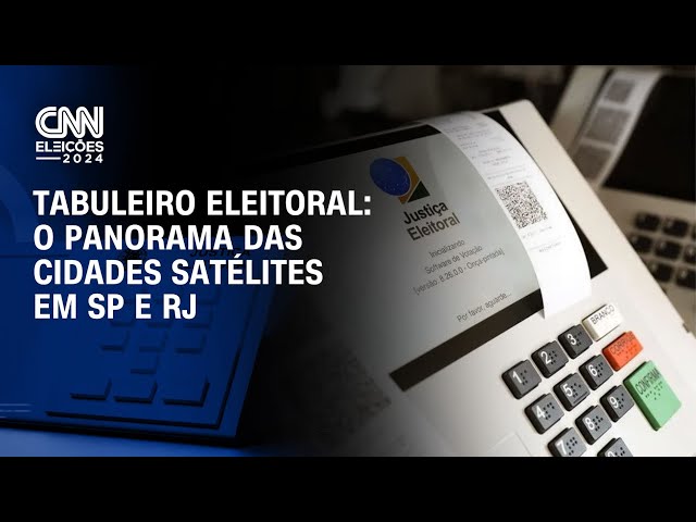 ⁣Tabuleiro Eleitoral: o panorama das cidades satélites em SP e RJ | CNN NOVO DIA