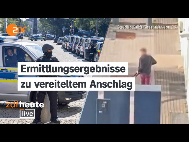 ⁣Vereitelter Anschlag in München: Pressekonferenz von Polizei und Staatsanwaltschaft | ZDFheute live