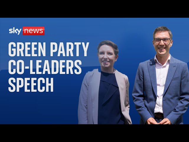 ⁣Watch live: Co-leaders of the Green Party speak at their Autumn Conference in Manchester