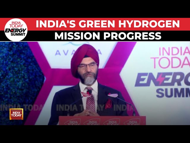 ⁣Green Hydrogen Mission: India's Decarbonisation Efforts Detailed | India Today Energy Summit 20