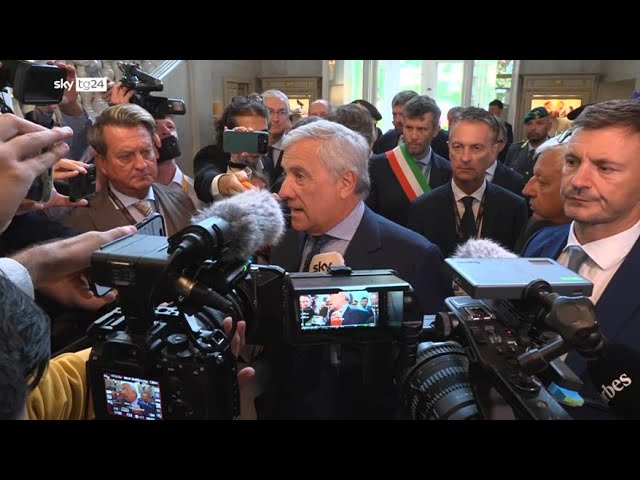 ⁣Tajani: Pieno appoggio a Meloni su questione Sangiuliano