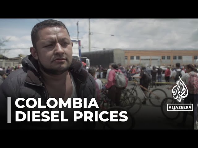 ⁣Colombian truckers block roads: Days long protest against increase in diesel prices