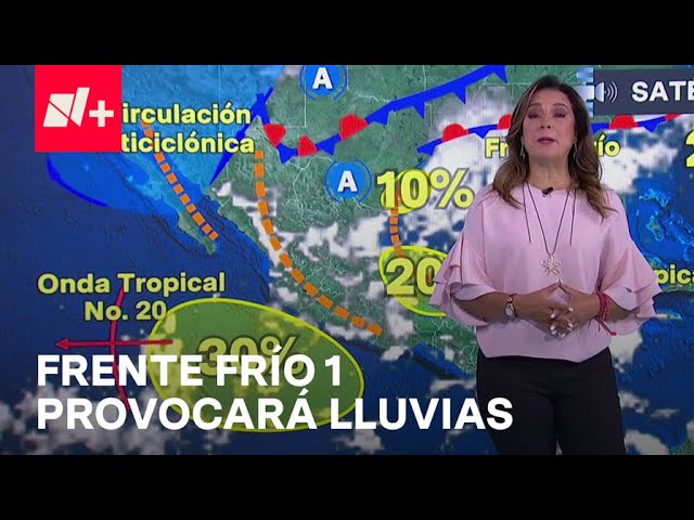 ⁣Lluvias intensas en el occidente y sur de México - Las Noticias