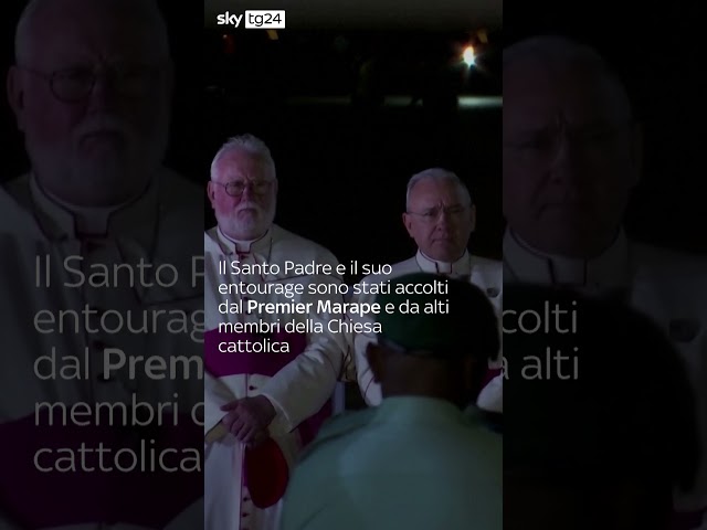 Papa Francesco è arrivato in Papua Nuova Guinea