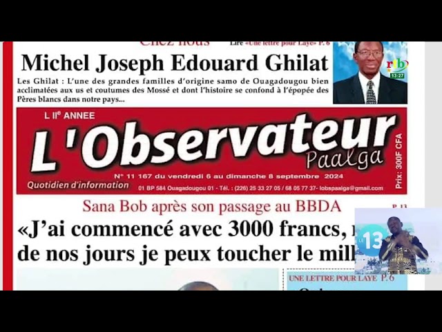 ⁣Revue de presse : le 9e forum Sino-Africain et les états généraux du secteur privé à la Une