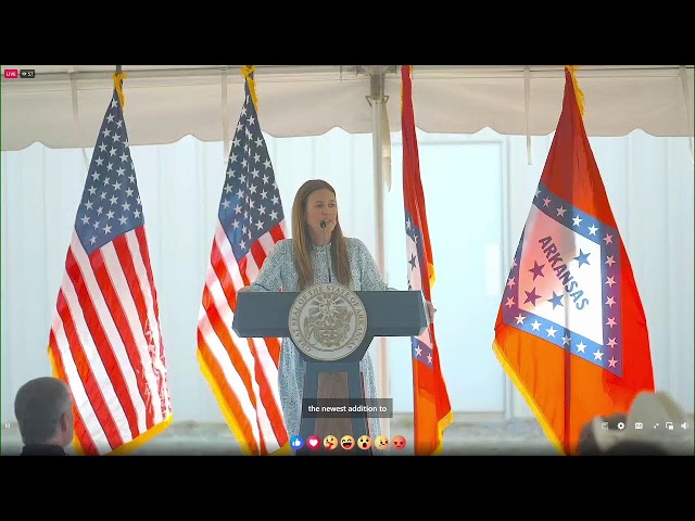 ⁣Gov. Sarah Sanders to make Economic Development Announcement