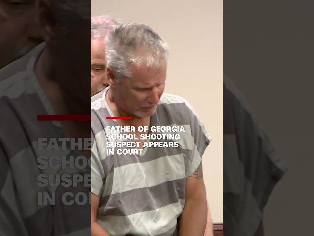 ⁣Father of Georgia school shooting suspect appears in court