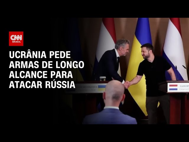 Ucrânia pede armas de longo alcance para atacar Rússia | LIVE CNN