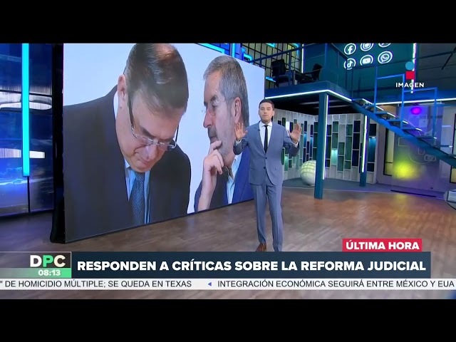 ⁣Juan Ramón de la Fuente y  Ebrard responden a críticas sobre la reforma judicial | DPC