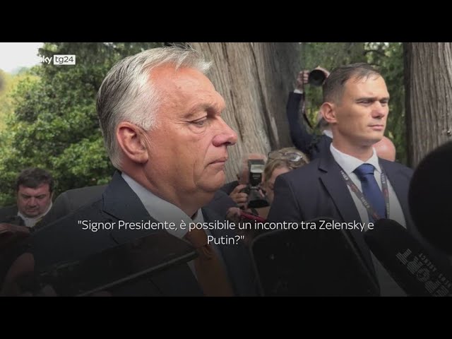 Cernobbio, Orban: "Incontro Putin e Zelensky necessario"