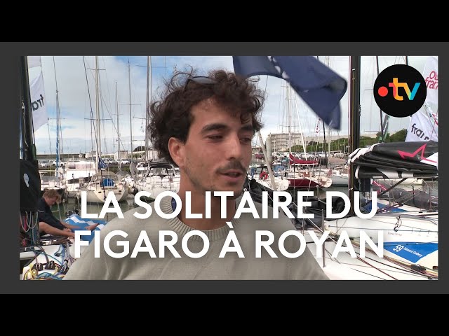 ⁣Les skippers de la Solitaire du Figaro en escale à Royan