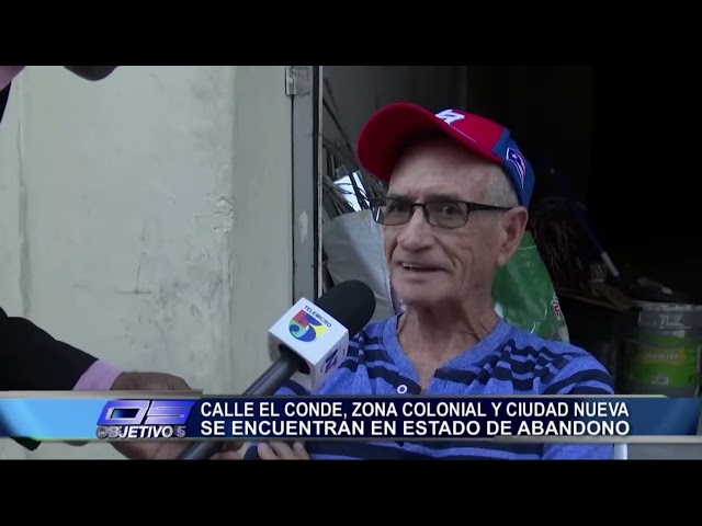 ⁣Calle El Conde, Zona Colonial y Ciudad Nueva en estado de abandono