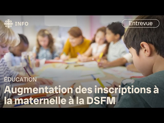 ⁣Augmentation des inscriptions à la maternelle à la DSFM