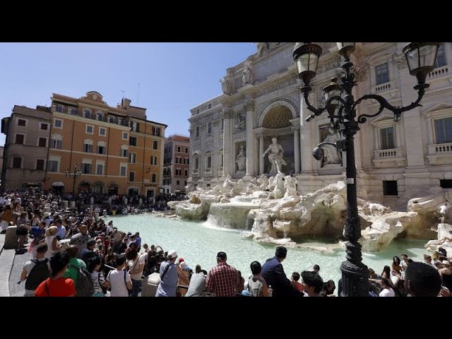 ⁣Rome : l'accès à la fontaine de Trevi bientôt payant