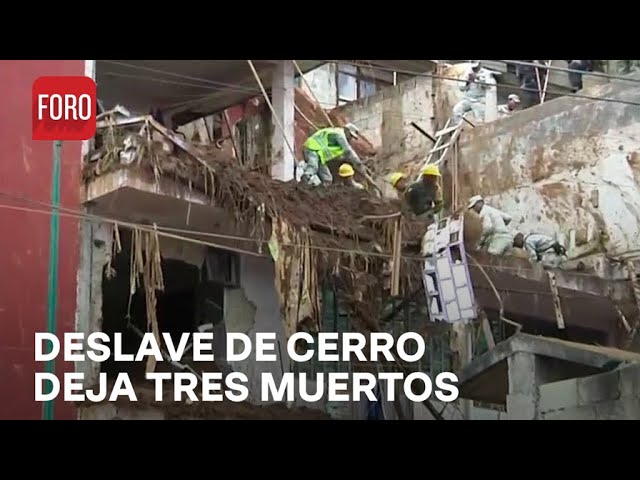 ⁣Ejército mexicano aplica Plan DN-III en zona del deslave de cerro en Xalapa, Veracruz