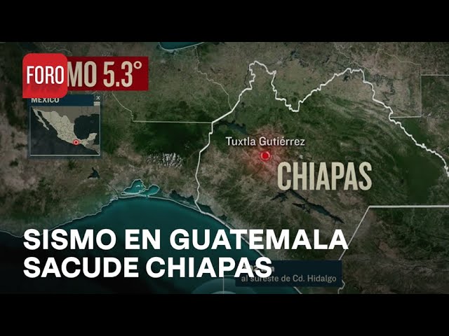 Temblor en Guatemala, hoy 6 de septiembre 2024, se percibe en Chiapas - Expreso de la Mañana