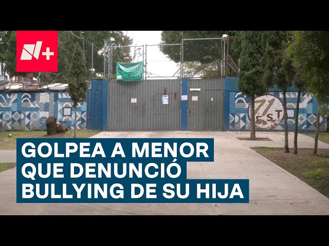 ⁣Madre de joven expulsada por bullying agrede a estudiante que la denunció - N+