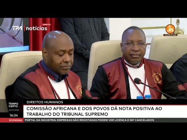 ⁣Direitos Humano  - Comissão Africana e dos povos dá nota positiva ao trabalho do tribunal Supremo