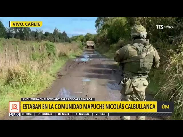 Encuentran chalecos antibalas de carabineros que fueron asesinados en Cañete