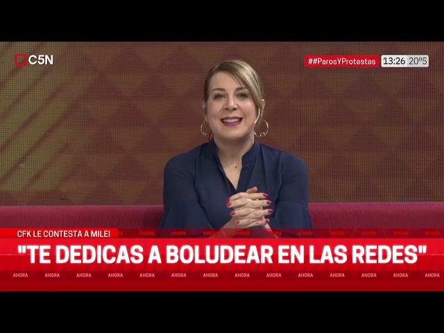 ⁣CRISTINA le RESPONDIÓ a MILEI tras el IDA y VUELTA por la CRÍTICA de su PLAN ECONÓMICO