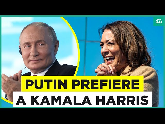 Putin dice que prefiere a Kamala Harris como presidenta de EE.UU.