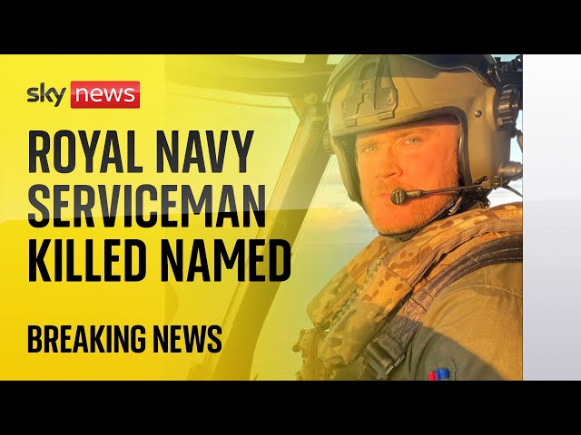 ⁣Royal Navy serviceman killed in helicopter crash named