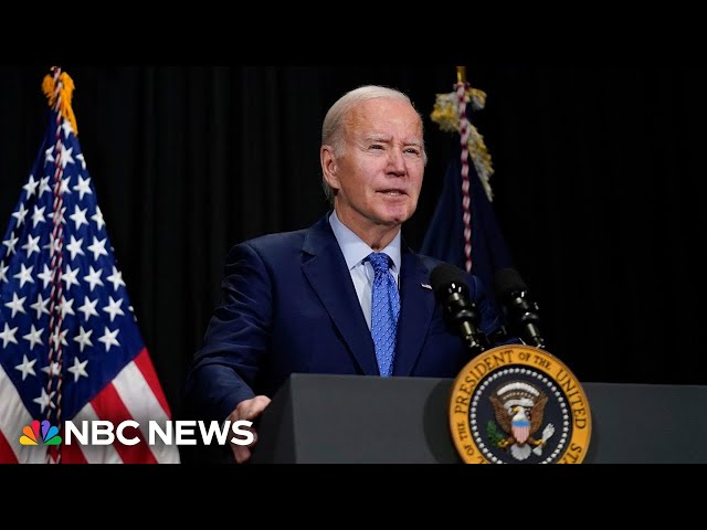 ⁣LIVE: Biden delivers remarks on executive order to promote quality jobs | NBC News