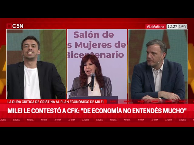 ⁣LA RESPUESTA de MILEI a la CARTA de CRISTINA