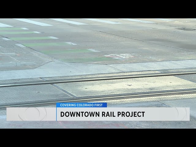 30-year-old light rail tracks replaced across downtown Denver