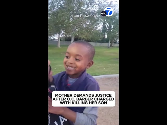 ⁣Mother demands justice after O.C. barber charged with killing her son