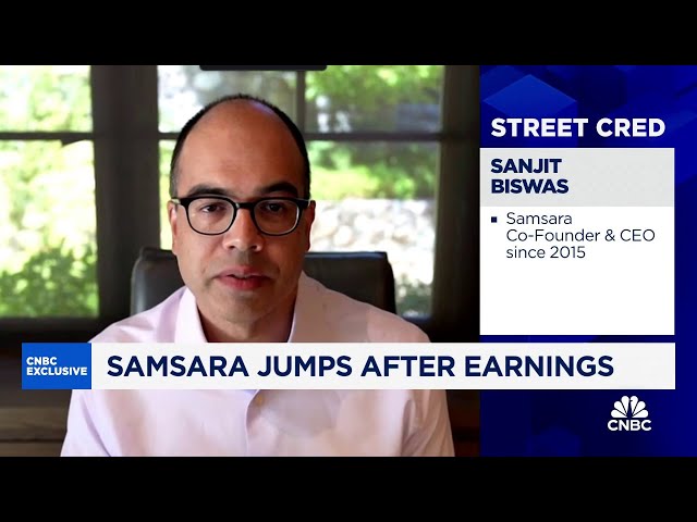 ⁣Samsara CEO Sanjit Biswas on strong growth in Europe