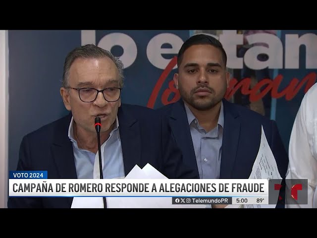 ⁣Campaña de Miguel Romero niega intento de fraude con voto adelantado