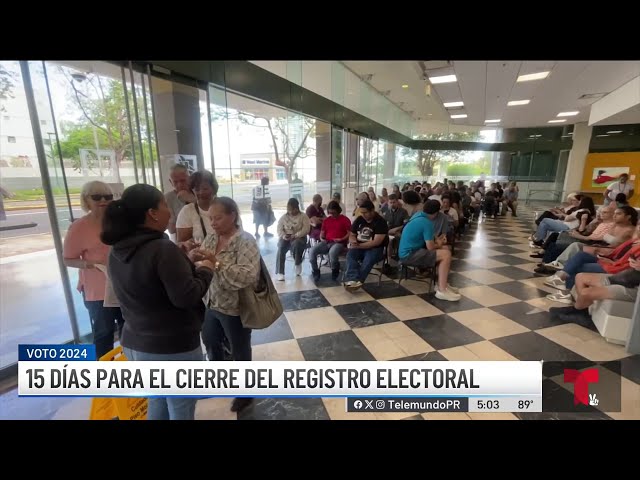 ⁣Denuncian problemas con el registro electrónico de electores