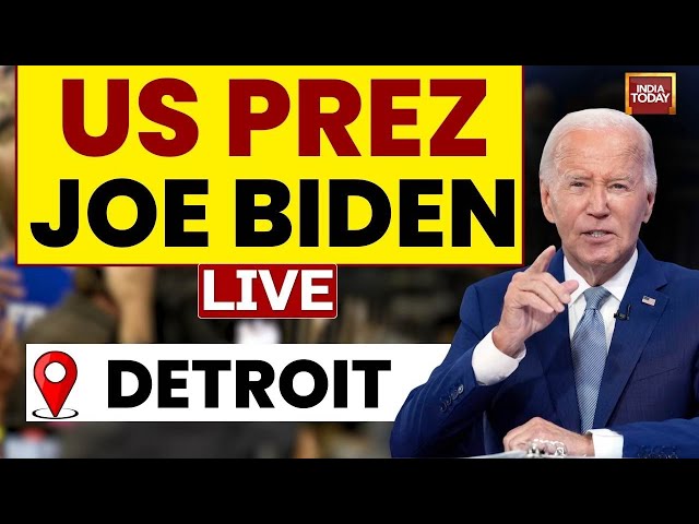 ⁣Biden LIVE: US President Joe Biden Speaks LIVE At Detroit | US Election LIVE | Joe Biden Speech LIVE