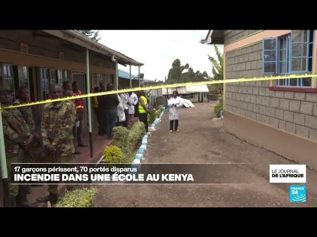 ⁣Au Kenya 70 enfants toujours portés disparus après l'incendie de leur dortoir • FRANCE 24