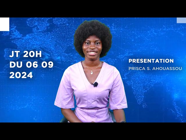 ⁣JT 20h du Vendredi 06 septembre 2024 sur Prime News TV Bénin