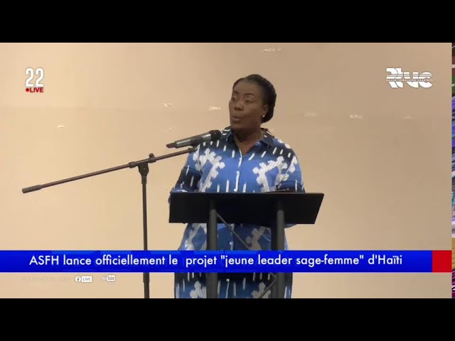 ⁣ASFH lance officiellement le  projet "jeune leader sage-femme d'Haïti”