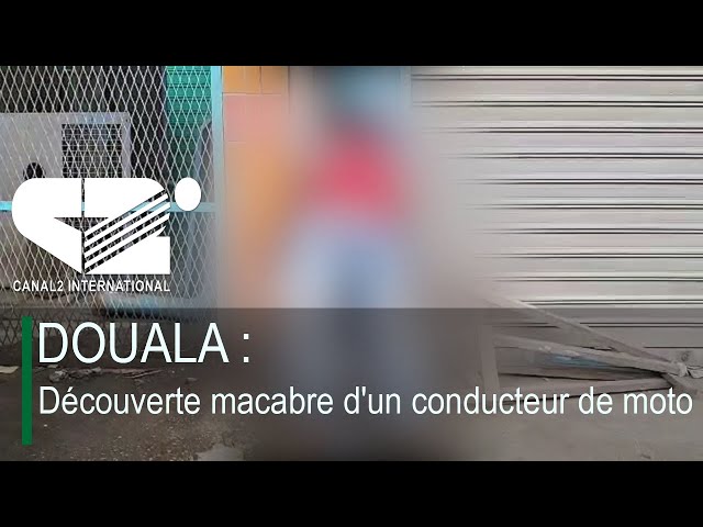 ⁣DOUALA : Découverte macabre d'un conducteur de moto