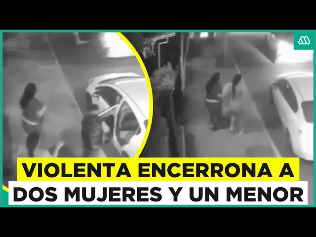 ⁣Violenta encerrona a dos mujeres y un menor de edad