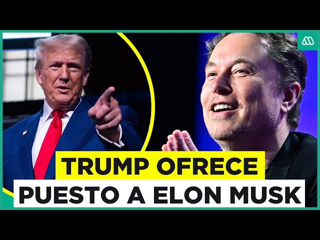 ⁣Donald Trump le ofrece puesto a Elon Musk si gana las elecciones de EE.UU.