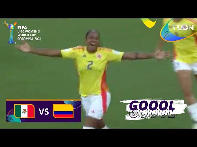 ⁣¡Ya lo pierde México con gol de Álvarez! | México 0-1 Colombia | Mundial Femenil Sub20 | TUDN