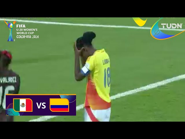 ⁣¡Caicedo falla penal y México tiene vida! | México 0-1 Colombia | Mundial Femenil Sub20 | TUDN