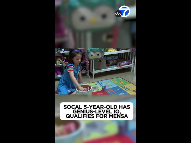 ⁣SoCal 5-year-old has genius-level IQ, qualifies for Mensa