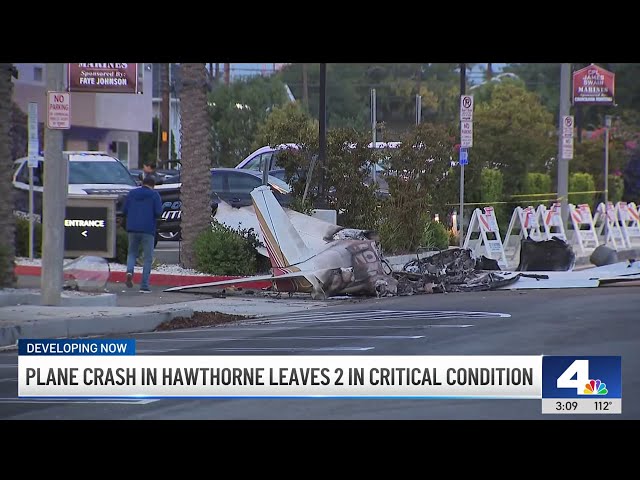 ⁣Plane crash too close for comfort for Hawthorne residents